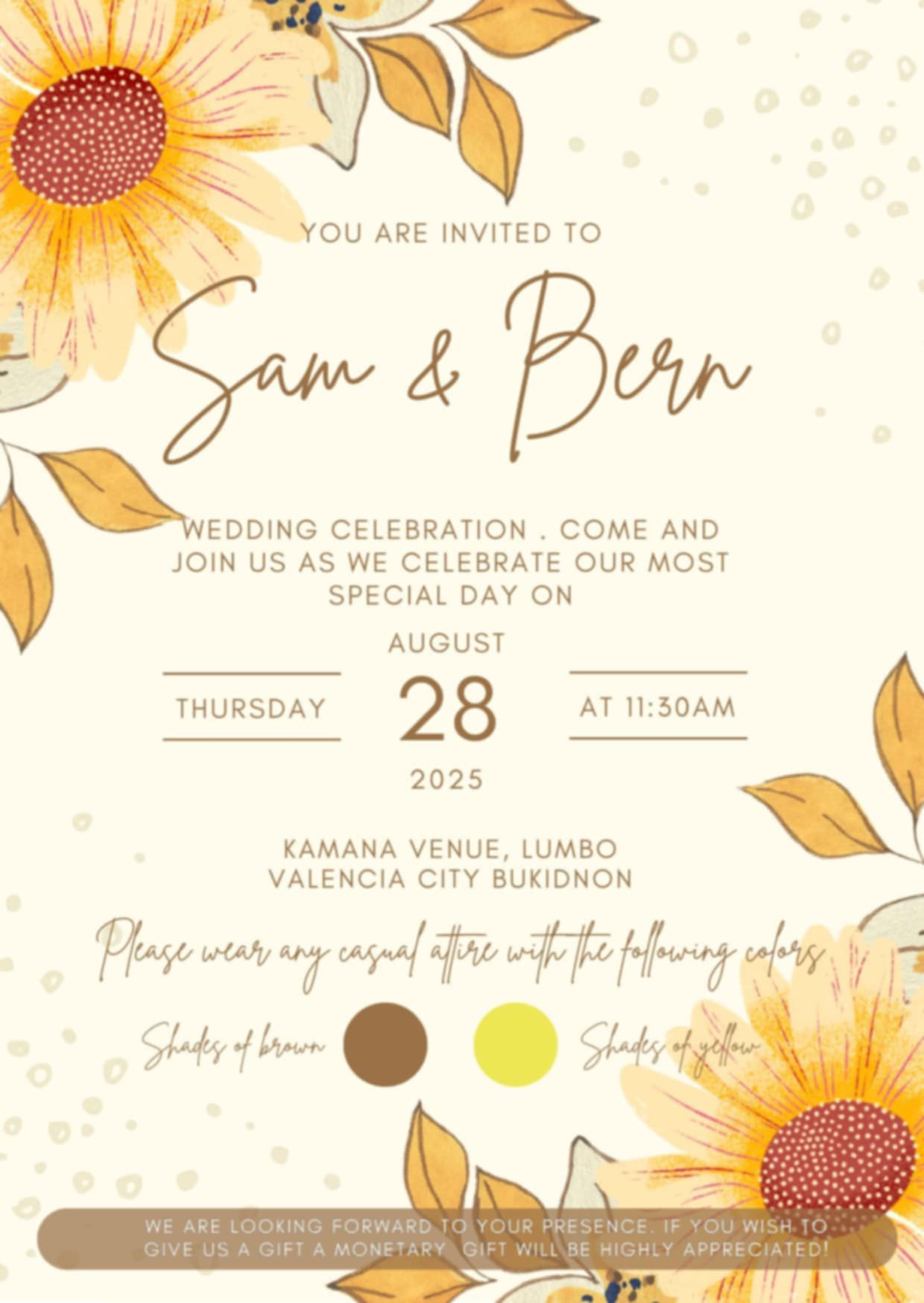 Bern & Sam Wedding